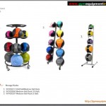 Med balls and racks