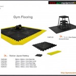 Gym Flooring and jigsaw matting